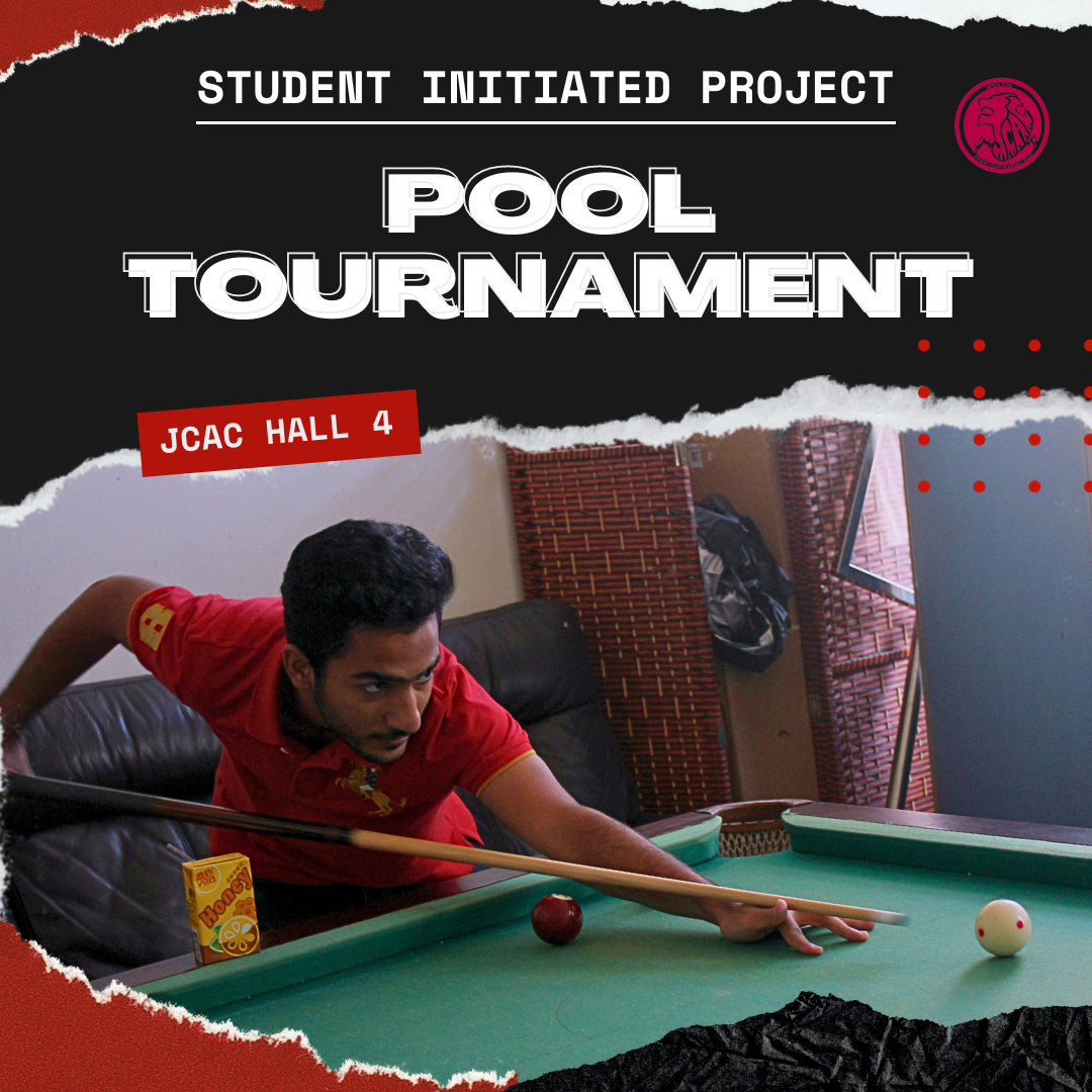 Hall Residents De-stress from Midterm Season with Pool Tournament